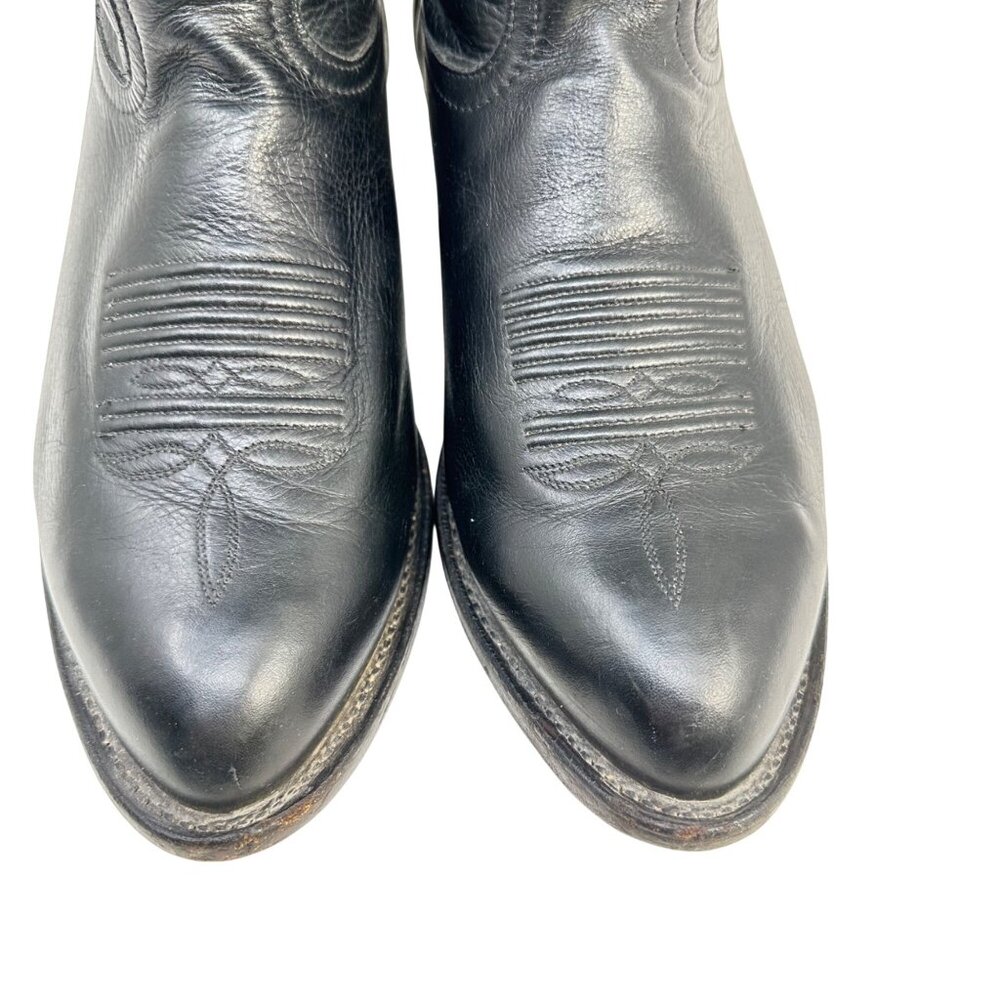 Tony Lama CZ820 Black Leather Western Boots - Men's Size 9 EE - Picture 10 of 10